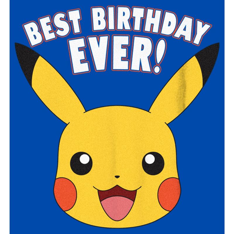 Boy's Pokemon Pikachu Best Birthday Ever T-Shirt, 2 of 6