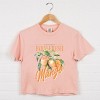 Simply Sage Market Farm Fresh Mango Watercolor Boxy Crop Top - 3 of 4