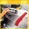 Unique Bargains Car Indoor Air-condition Clean Brush Plastic 8.46" Red 1 Pc - 2 of 4
