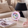 REGALWOVEN Plastic Battery Powered Alarm Cute Design Alarm Clock 4.3"L x 1.6" x 4.3"H 1 Pc - 2 of 4