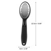 Unique Bargains Stainless Steel Removes Dead Skin Pedicure Scrubber Foot File Black 1 Set - 3 of 4