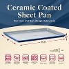 Bakken Swiss Premium Sheet Pan Set - Aluminized Steel with Ceramic Non-Stick Coating - Proper Size, Even Heat Distribution - 2 of 4