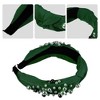 Unique Bargains Women's Fashion Wide Faux Pearl Bead Knotted Headbands 1 Pc - 3 of 4
