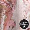 Americanflat 71x74 Shower Curtain - Abstract Shower Curtain Marble Petroleum by PI Creative Art - 3 of 4
