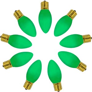 Novelty Lights Multicolor C9 LED RetroGlo Christmas Replacement Bulbs 25 Pack - 1 of 4