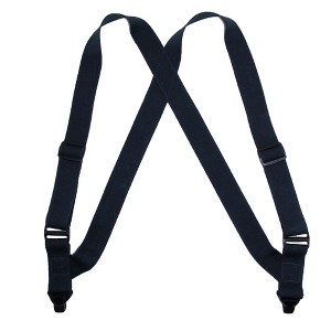 CTM Men's Elastic Side Plastic Clip TSA Compliant Airport Suspenders - 1 of 4