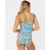 Trellis Floral Classic One-Piece - 2 of 4