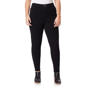 Angels Forever Young Women's 360 Sculpt Skinny Mid-Rise Jeans Available in Standard and Plus Sizes - 1 of 3