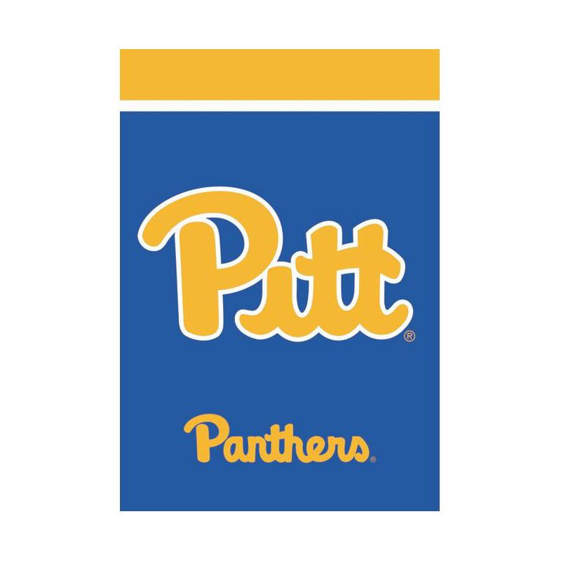 Briarwood Lane University Of Pittsburgh NCAA Licensed Garden Flag 18" x 12.5", 1 of 4