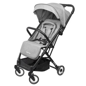 Harmony Juvenile Urban Deluxe Microfold Push Chair Stroller - Black - 1 of 4