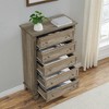5 Drawer Dresser for Bedroom, Drawer of Chest with Metal Handles, TV Stand, Closet Organizers and Storage Clothes for Living Room, Closets, Hallway - 4 of 4