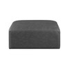 Meridian Furniture,Cube Vegan Leather Ottoman - 2 of 4