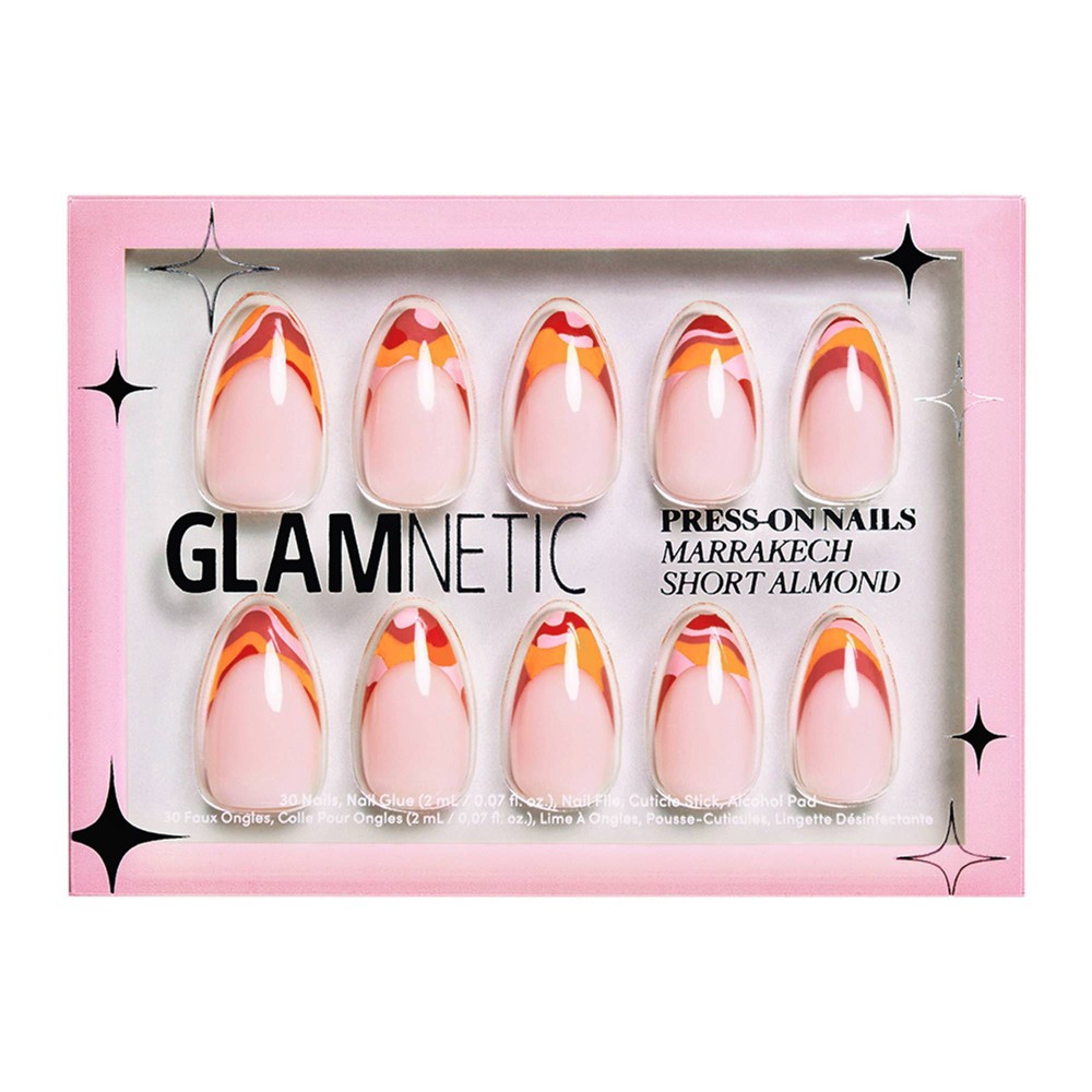 Photos - Manicure Cosmetics Glamnetic Women's Press-On Nails - Marrakech - 30ct - Ulta Beauty