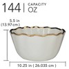 Certified International 144oz Regency Deep Bowl Gold - 4 of 4