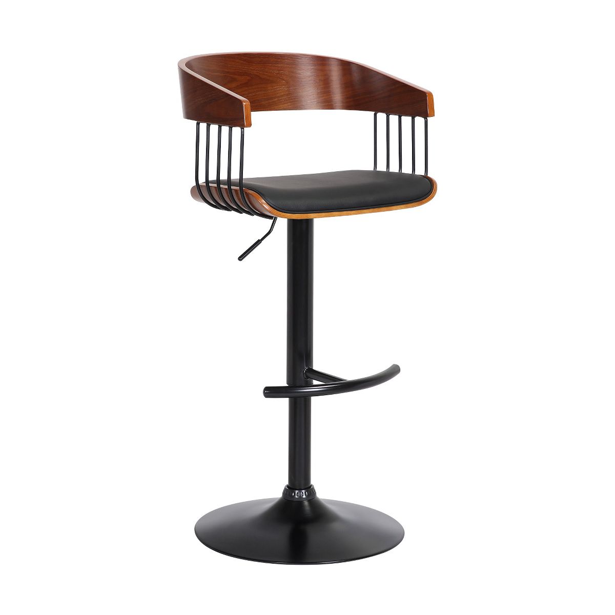 Larisa Upholstered Adjustable Barstool - thumbnail 2