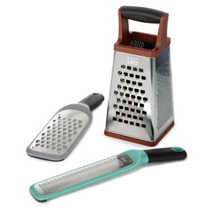 BergHOFF Leo 3Pc Ultra-Coarse Grater Set - 1 of 4