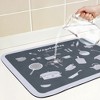 REGALWOVEN Large Diatomaceous Stone Dish Drying Mat for Kitchen Counter, Dishes, Cups - 3 of 4