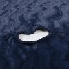GlasFlength Bean Bag Seats Comfortable Premium Faux Fur Lounge Chair with Dual Layer Foam for Living Room Bedroom, Blue, 45"*45"*30" - 3 of 4