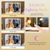 Sapphtopaz Rectangle Vanity Mirror, LED Bathroom Mirror with 3 Color Modes, Touch Screen Control Wall Mirrors for Bathroom, Bedroom - 4 of 4