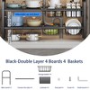 Countertop Storage Rack Suitable For Bathroom And Kitchen, Kitchen Pot Rack, Bathroom, Washbasin, Cabinet Layered Storage Rack - 4 of 4