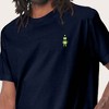 Dalix Robot (Glow in the Dark) Embroidered Relaxed Heavy Soft Cotton T Shirt Mens - 4 of 4