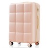 Whisen Luggage Set of 3, 20-inch with USB Port, Airline Certified Carry-on Luggage with Cup Holder, ABS Hard Shell Luggage - 4 of 4