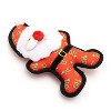 Ho Ho Ho Santa Holiday Squeaky Tough Plush Dog Toy - The Worthy Dog - 3 of 3
