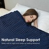 Costway 20lbs Weighted Blanket Removable Super Soft Crystal Cover w/ Glass Bead 60''x80'' - 3 of 4