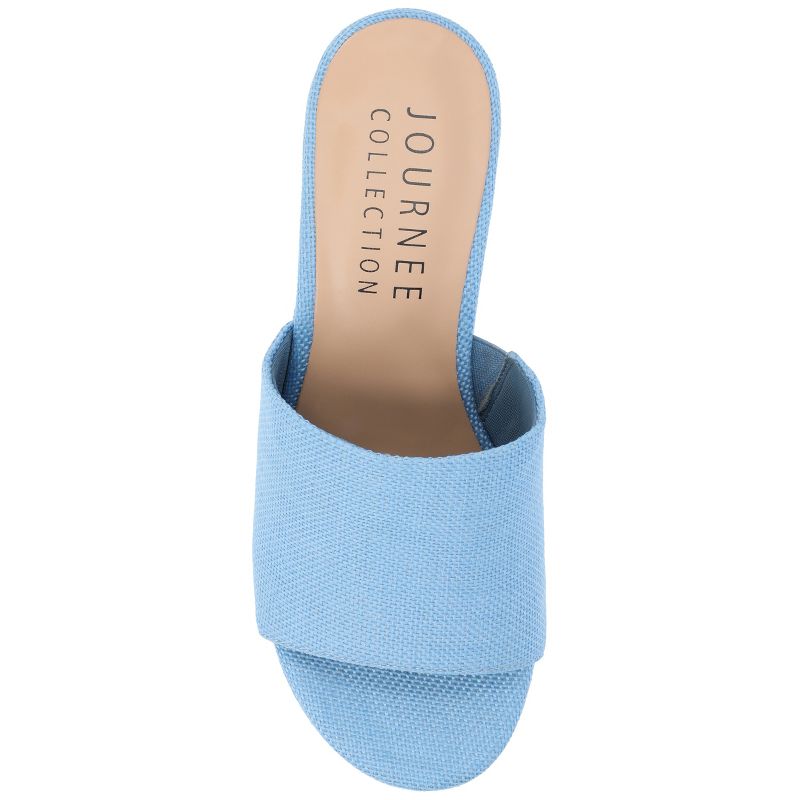 Journee Collection Womens Enyya Tru Comfort Foam Slip On Platform Sandals, 4 of 10