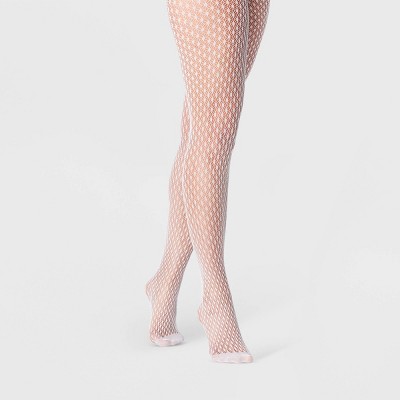 Women's Diamond Shift Sheer Tights - A New Day™ Black M/L