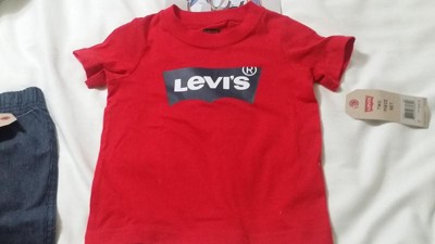 Levi's® Toddler Boys' 2pc Knit Short Sleeve T-shirt And Woven Pull-on ...