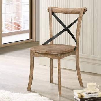 Set of 2 20" Kendric Dining Chairs Rustic - Acme Furniture