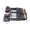 Racxily Folding Wagon Garden Shopping Beach Cart - 3 of 4