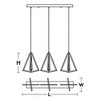 AFX Gianna 3 - Light Pendant in  Black - 2 of 4