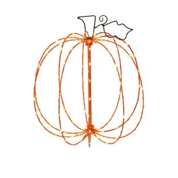 10In Spooky Town 3D Wire Décor Orange Lights Ac/tiny Lites On/off Pumpkin