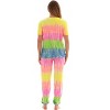 Just Love Womens Pajama Jogger Pant Set  Unique Buffalo Plaid & Tie Dye Sleepwear - 3 of 3