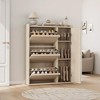 3-Drawer Shoe Cabinet with Adjustable Shelf, Wooden Hidden Storage Organizer for Hallway & Living Room - 3 of 4