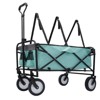 DSVIMOY Collapsible Foldable Wagon Cart, Wagon Grocery Cart for Camping Shopping Sports, Green, 35.04"*21.65"*38.98" - 2 of 4