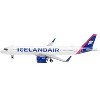Airbus A321neo Commercial Aircraft "Icelandair" (TF-IAA) White with Blue and Pink 1/400 Diecast Model Airplane by GeminiJets - 2 of 4