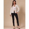 INSPIRE CHIC Women's Shawl Collar Long Sleeve Casual Dressy Jacket - 4 of 4