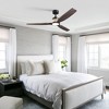 Parrot Uncle 56" Black Farmhouse LED Ceiling Fan with Remote and Light - 4 of 4