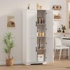60" Tall Kitchen Pantry Cabinet with 2 Doors, Adjustable Shelves, Freestanding Storage Cupboard - 3 of 4
