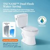 Captiva Designs Two-Pieces Elongated Toilet, Comfortable Height Toilet - 4 of 4