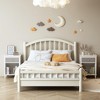 Vynxaria Wooden Nightstand - 1 Drawer & Shelf, Sturdy MDF with Metal Handles, Safe Storage for Kids & Adults - 2 of 4
