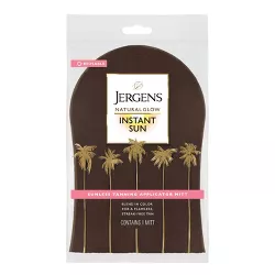 Jergens Natural Glow Instant Sun Application Mitt For Self Tanners, Streak-Free Sunless Tanning Glove