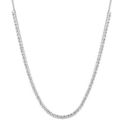 Pompeii3 1Ct T.W. Diamond Tennis Necklace 14k White Gold 16"
