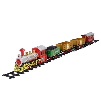 all aboard by battat christmas animated train set