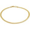 RMZ GOLD NYC 18K Gold Curb/Cuban Link Chain Bracelet - Made In Brazil - 2 of 3