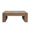 LIVAREEmlen Rustic Wood Coffee Table, 49'' Modern Farmhouse Rectangular Table for Living Room, Lounge, or Office. - 3 of 4