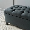 Dexmalle Stoeage Ottoman,Dark Gray - 4 of 4